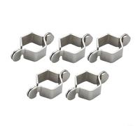 SMZhomeone Lot de 5 clés amovibles à 4 points pour retirer les écrous hexagonaux en métal pour fendre les tuyaux d'entrée de robinet, conception de douille réutilisable, outil de réparation simple de
