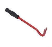 SMZhomeone Outil de démolition robuste avec arrache-clous en acier, poignée ergonomique antidérapante pour projets de construction et de bricolage, rouge, 30 cm (A)