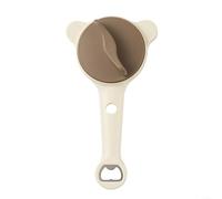SMZhomeone Ouvre-bocal réglable 4 en 1 avec engrenages en acier inoxydable pour couvercles hermétiques sur bouteilles, canettes, outil de cuisine, gris et blanc, 24 cm pour personnes âgées