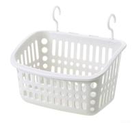 SMZhomeone Panier de douche suspendu rotatif en plastique pour étagère d'angle Gris