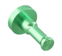 SMZhomeone Patère murale simple en aluminium pour vêtements, chapeaux, clés - Crochet utilitaire antirouille avec fixations pour couloir, garage, placard - 32 mm x 53 mm, bleu (vert)