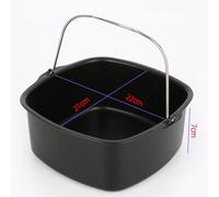 SMZhomeone Plat de cuisson multifonction pour friteuse à air, performance durable (20,3 cm)