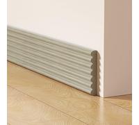 SMZhomeone Plinthe autocollante imitation bois imperméable en caoutchouc pour protection des bords de mur, moulure décorative, dissimuler les imperfections, salle de bain, cuisine, 2 m x 8 cm (D)