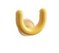 SMZhomeone Support mural à ventouse pour salle de bain avec forte adhérence, sans perçage, design peu encombrant pour douche à la maison, bleu (jaune)