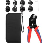SN-48BS Kit d'outils de sertissage pour embouts, bornes isolantes, pince à sertir avec 8 mâchoires de rechange