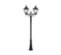 SnamicE Lampadaire d'extérieur - Lampadaire d'extérieur traditionnel - Pour villa, pelouse, parc - Étanche - En aluminium - Hauteur : 250 cm
