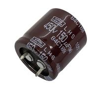 Snap-In Elko Condensateur 150µF 450V | Condensateur électrolytique jusqu'à une température de 105°C | 25x25mm | 150uF ELHS451VSN151MQ25S UCC