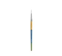 Snap Princeton Artist Brush, Series 9850, White Synthetic, Round, Size 4