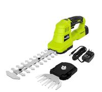 SnapFresh Taille Haies sans Fil 12 V, Cisaille à Gazon et Arbustes 2 en 1 avec Batterie 2,0 Ah et Chargeur, Lame 200 mm pour Haies, Lame 100 mm pour Gazon, Outil Léger pour Jardin et Pelouse