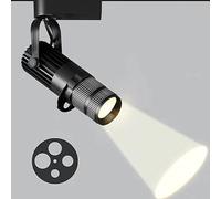 SNBGRYE Projecteur LED Professionnel, Réglage de l'Ouverture à 4 Niveaux, Zoom sur Piste, Bar, Restaurant, Mural de Fond, 35W-6000K