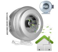 SNBGRYE Ventilateur à Conduit Circulaire, Ventilateur Centrifuge Coaxial, Ventilateur D'Extraction Silencieux, DiamèTre 160, 200, 250, 315 mm/Volume d'air 750, 1050, 1380, 1568 M³/H,200mm