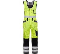 Snickers 2136674084 High-Vis Salopette haute Classe 2 Taille 84 Jaune/Noir
