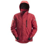 Snickers AllroundWork 37.5® veste de travail imperméable et isolanteits, EN 343 Chili-Noir S