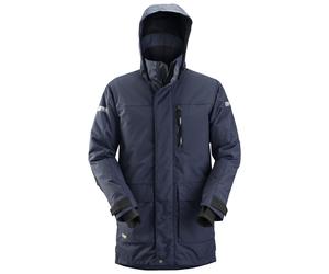 Snickers AllroundWork parka isolée imperméable 37.5®, EN 343 Navy-Noir S