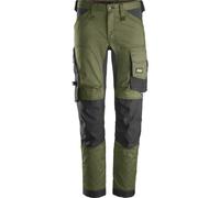 Snickers AllroundWork Stretch Travailitpantalon kaki/gris/noir 44