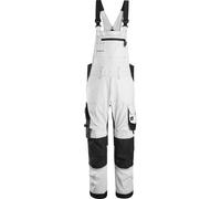 Snickers Arbeitshose Salopette stretch AllroundWork blanc/noir 104