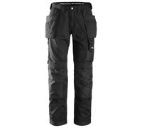 Snickers CoolTwill Pantalon de travailitavec ceinture. Poches holster, EN 14404 Noir 46