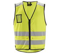Snickers Gilet de travail AllroundWork Hi-Visit, Cl. 2, EN 20471 Jaune Haute Visibilité L/XL