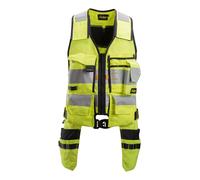 Snickers Gilet porte-outils AllroundWork Hi-Vis, classe 1, EN 20471 HV-jaune-noir XL