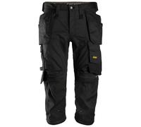 Snickers Pantalon pirate AllroundWork avec poches. Poches holster Noir 104