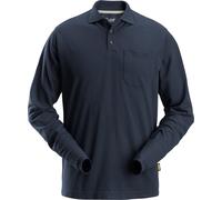 Snickers Polo à manches longues Workwear Navy 3XL