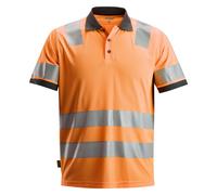 Snickers Polo AllroundWork Hi-Vis, Cl. 2, EN 20471 Orange haute visibilité S