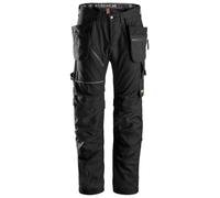 Snickers RuffWork Pantalon de travail en cotonitavec ceinture. Poches holster, EN 14404 Noir 212