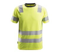 Snickers T-shirt AllroundWork Hi-Vis, Cl. 2, EN 20471 Jaune haute visibilité M