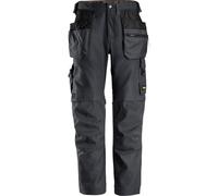 Snickers Workwear AllroundWork Canvas+ Stretchitshose mit Poches holster gris acier 62