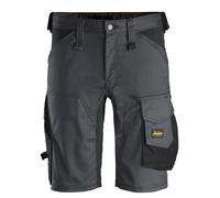 Snickers AllroundWork Stretch Arbeitsshorts gris acier-noir 46