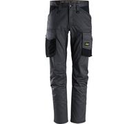 Snickers Workwear AllroundWork Stretchitpantalon sans genouillère gris acier/noir 192