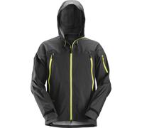 Snickers Workwear FlexiWork Softshell stretch imperméable. Arbeitveste noire 3XL