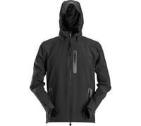 Snickers Workwear FlexiWork Veste Softshell imperméable avecit Capuche noire XS