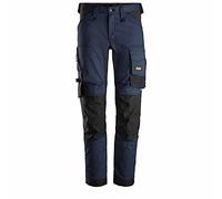 Snickers Workwear Pantalones Elásticos Allroundwork Azul Marino-Negro Talla 154 élastique Bleu Marine/Noir Taille, Non Applicable, 30 Mixte