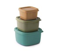 Snips, Aroma Box Contenant Alimentaire 0.5, 1, 1.5 L, Fraîcheur, Empilable, Compatible Micro-ondes et Lave-vaisselle, Boîte Alimentaire 17.5x17.5x10 cm, Couleurs Variées, Made in Italy