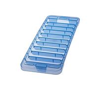 Snips, Bac a Glacon, Conteneur moule forme glace, Moule pour 10 sticks de glace, Glacon Reutilisable 30 x 11,5 x 2,5, Made in Italy