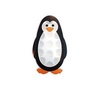 Snips Bac à glaçons Mr Penguin, Moules à Glace, Plateau pour Moules à Glace, 15 Moules à Glace, 26 x 15,5 x 2,8 cm, Plateau pour Moules à Glace avec Couvercle, Made in Italy