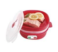 Cuiseur vapeur 4 l - spécial micro-ondes - rouge Rouge G