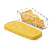 Snips, Garde Parmesan 0,90 LT, Conteneur Fromage Transparent et Jaune, Boite Rangement Frigo 22 x 12 x 7 cm, Made in Italy