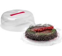 Snips, Porte Gâteau Delice avec 4 Fermetures de Sécurité, Boite Gateau 28 x 9 cm, Made in Italy