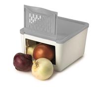 Snips, Rangement Pommes de Terre et Légumes, Blanc et Gris, 3 kg, 25,5 x 20 x 17,5 cm, Made in Italy