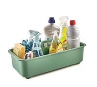 Snips Rangement sous Évier Vert, Organisateur de Cuisine, Porte Détergents Gain de Place, avec Roues et Poignée, Organisateur Evier 45.3 x 20.8 x 17.5 cm, Made in Italy