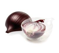 Snips Salva Cipolla Boîte en plastique pour oignon (Mauve/transparent), 12,5 x 10 x 10,5