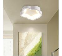 SNOGOLD Plafonnier LED Moderne 12W Lumière Chaude - Lampe de Plafond Blanc Ø23cm Luminaire pour Salon Cuisine Chambre - B