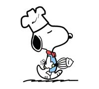 Snoopy Chef Autocollant en vinyle pour cuisine, mixeur, ordinateur portable ou bouteille d'eau (10,2 x 8,1 cm)