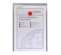 Snopake 13293 Polyfile P A6 Portrait Pochettes avec bouton-pression Classique Transparent (Lot de 5)