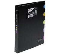Snopake Eligo Porte cartes de visite Format A4 capacité 500 cartes Noir