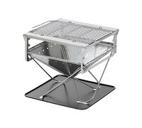 Snow Peak - Brasero grill 2 en 1 - Takibi Fire & Grill en Bois - Gris Gris