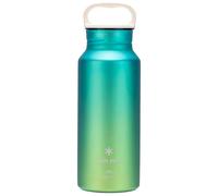 Snow Peak - Gourde en titane - Titanium Aurora Bottle 800 Ml In Ocean en Bois - Vert Vert