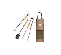 Snow Peak N-024 Kit d'outils de Pompier en Bambou